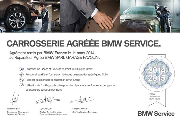 agrément BMW